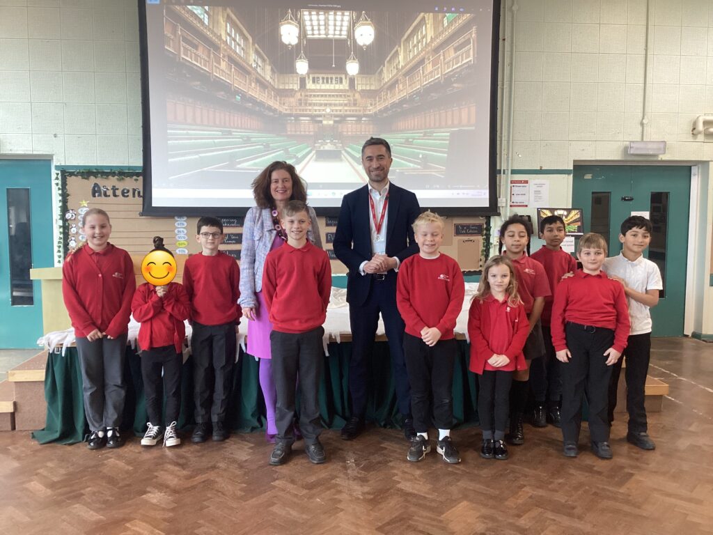 Frome Vale Academy welcomes Labour MP Damien Egan